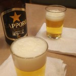 釜めし やき鳥 成城 - おビール。