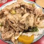 名物 スタ丼 サッポロラーメン - スタ丼サッポロラーメン国立本店(スタミナ丼)