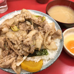 名物 スタ丼 サッポロラーメン - スタ丼サッポロラーメン国立本店(スタミナ丼)