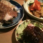 日月 - 前菜三点盛り