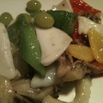 日月 - アオリイカ野菜炒め