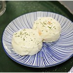 立ち飲み居酒屋 ドラム缶 - ポテサラ　たぶん100～150円。
