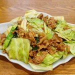 中国料理 西海 - 回鍋肉…豆鼓のようなクセのある調味料ではなく取っつきやすい安定の美味しさ