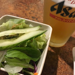 Waraji Japanese Restrant - お通し？サラダ