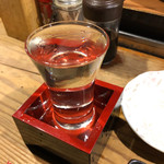 Sakagura Hatsumago - お料理が和食系だとやっぱり日本酒が飲みたくなっちゃう…という事で生ビールの後は陸奥八仙 ヌーボー(特別純米生原酒/700円)や初孫の酒 巧実(生もと純米大吟醸/700円)☆彡