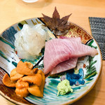 浅草じゅうろく - 三種盛り