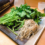 浅草じゅうろく - 仙台産せり＆根っ子