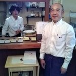 フレンチサック - 吉祥寺French SAC店内宮村誠シェフとオーナー富上卓弥氏(掲載許諾済み)