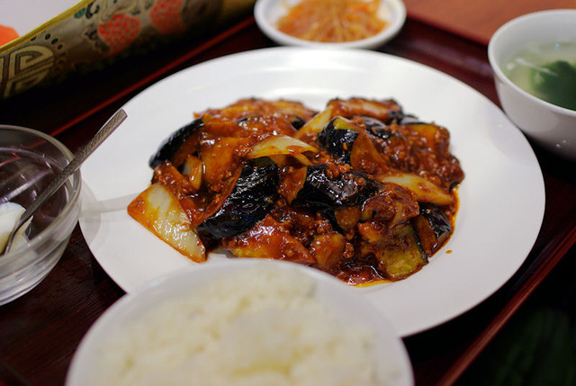 北京饭店 - 麻婆なす定食(850円)