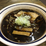 手打ちラーメン 森清 - 黒ラーメン