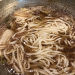 nikusakedashigyuutanshabushabusemmontengofukuya - 〆の うどん