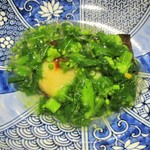 野嵯和 - まながつを に 蛤の出汁と 刻んだ菜花。　　　　　　2018.12.01