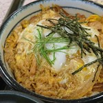 幌加内製麺 - 親子丼とそばのセット850円の  親子丼