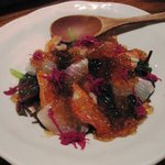 たべごと屋 ござる - ズワイガニとハタのカマサラダ￥８５０