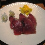 たべごと屋 ござる - 戻りカツオの柚子胡椒漬け￥７５０