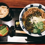 Sojibou - わさび菜そば定食