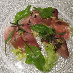 リストランテ サクラ - 氷見の寒鰤　生姜風味のクスクス　柚子のビネグレットソース