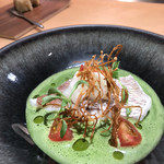 サンプリシテ - 五島列島　真鯛　ほうれん草