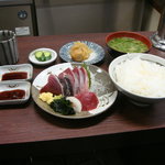 高はし - 20111004 刺身定食