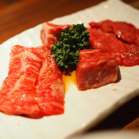 清江苑 池袋西口本店 - 黒毛和牛ランチ 3種盛(カルビ、ロース、カイノミ)