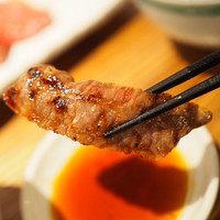 清江苑 池袋西口本店 - 黒毛和牛ランチ 3種盛(カルビ、ロース、カイノミ)