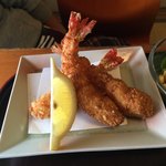 北海料理と旬の味 のむら - 妻の海老フライ。絶品です。