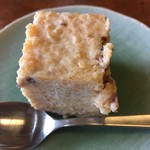 北海料理と旬の味 のむら - 石巻の柿入り小倉ムース。