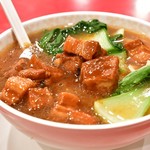 永利 - 豚角煮刀削麺@850円