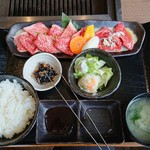 Yakiniku Dokoro Ittou - 和牛カルビランチ＋ハラミ