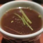 手打ち蕎麦 ほかげ - 蕎麦湯を楽しむ