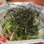 手打ち蕎麦 ほかげ - 鴨と三つ葉の山葵和え