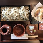 手打蕎麦 なか山 - 小天ぷらせいろ1,300円