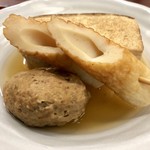 黒百合 - おでん定食の中身