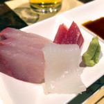 ざんぐり綾富 - 先附のお刺身