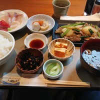 麻布箪笥町 天涼庵 - 天涼定食　肉料理1300円