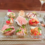 創作イタリアン Gemelli - きれいで食べるのもったいないかも（＾Ｏ＾☆♪