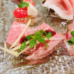 創作イタリアン Gemelli - ローストビーフ 生姜が効いて美味しい(≧∀≦)