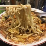 煮干そば 流。 - 『辛湯(カラタン)』 大盛  麺リフトアップ