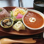 精進スイーツ結び - ベジカレーランチ(￥1,200)