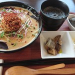 精進スイーツ結び - 豆乳坦々麺(￥1,200)