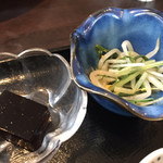 魚と酒菜 とき和 - 小鉢とコーヒーゼリー
