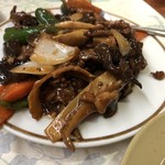 Hyakumisen - 食べ放題  牛肉の黒胡椒炒め