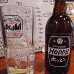 Fukutoku - 毎日選べる晩酌セット650円からドリンクはホッピー白通常460円を