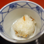 割烹 新多久 - 飯蒸し