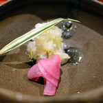 割烹 新多久 - 氷頭生酢