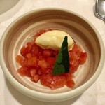 北島亭 - 2018.11.  西瓜のソルベ