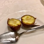 北島亭 - 2018.11.  茹で栗