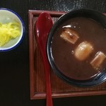 甘味堂 くさかもちや - ゆっぽ、で、食べた、おしるこ❣️