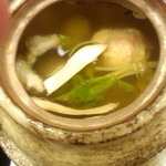 割烹味楽 - 松茸の土瓶蒸し
