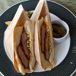 常陽カントリー倶楽部 - カツサンド　1200円